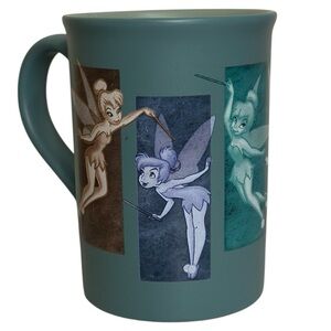 Disneyland Tinkerbell Tink Disney Coffee Mug Tea Cup Teal